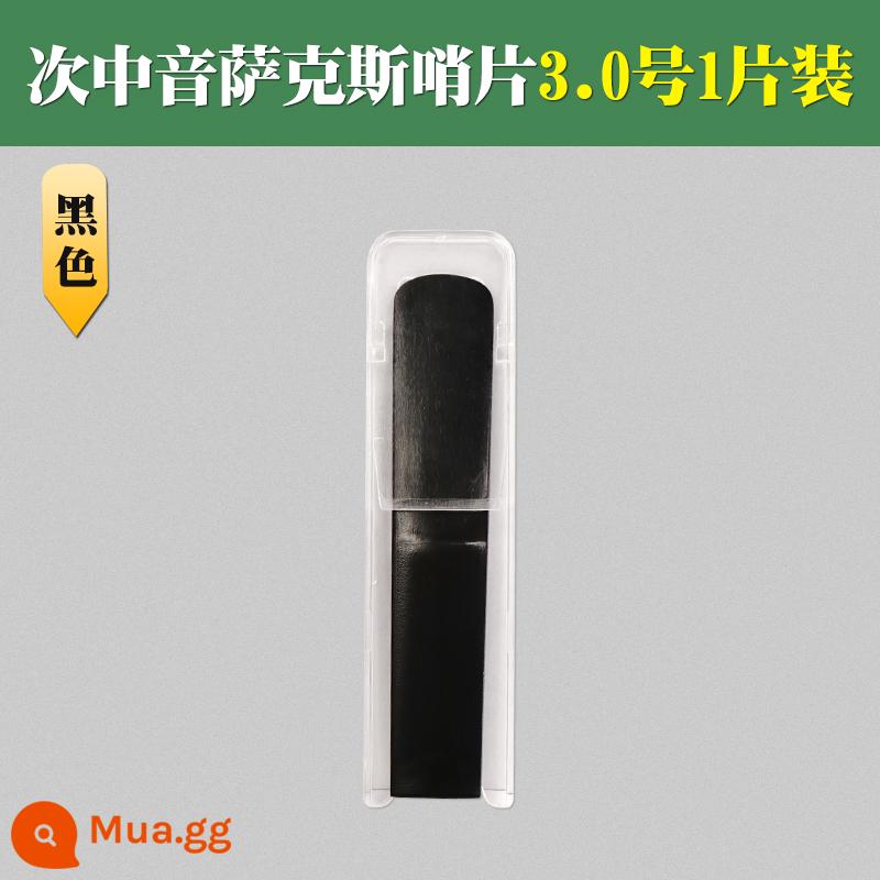 Rùa Zhongyin Subsura Saxo Resin, ống đen một mắt, người mới bắt đầu, sậy bền 2.5 - Kèn Saxophone Tenor Đen Số 3.0 (1 chiếc)