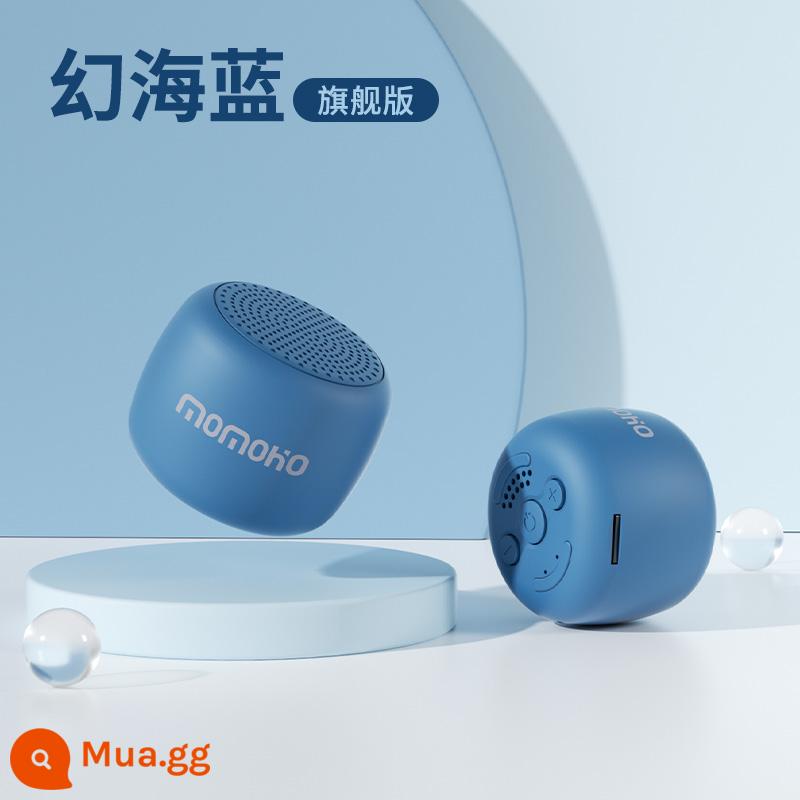 Loa nhỏ Bluetooth thẻ di động mini bộ sưu tập âm thanh nhỏ phát giọng nói - [ Fantasy Sea Blue | Ultimate Edition] Chất lượng âm thanh được nâng cấp √ Hỗ trợ thẻ TF √ Nâng cấp ba nút √