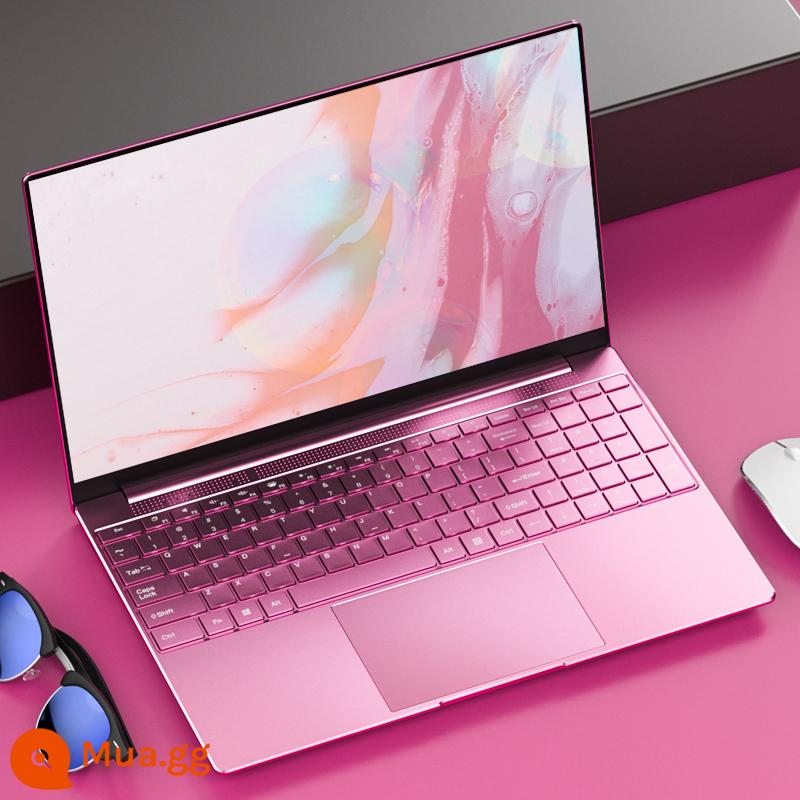 Máy tính xách tay 15,6 inch chính hãng mới Intel11 thế hệ N5095 mỏng và di động văn phòng kinh doanh tại nhà sinh viên đại học cuốn sách trò chơi khiêu vũ mùa hè siêu mỏng máy tính xách tay xách tay - [Phiên bản cao cấp] Vàng hồng