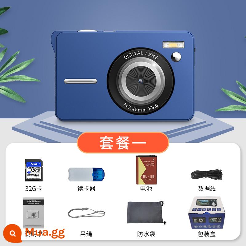 học sinh komery máy ảnh kỹ thuật số gia đình độ phân giải cao 56 triệu pixel hoàn toàn mới với camera selfie quay video du lịch - Tiêu chuẩn xanh + gói một