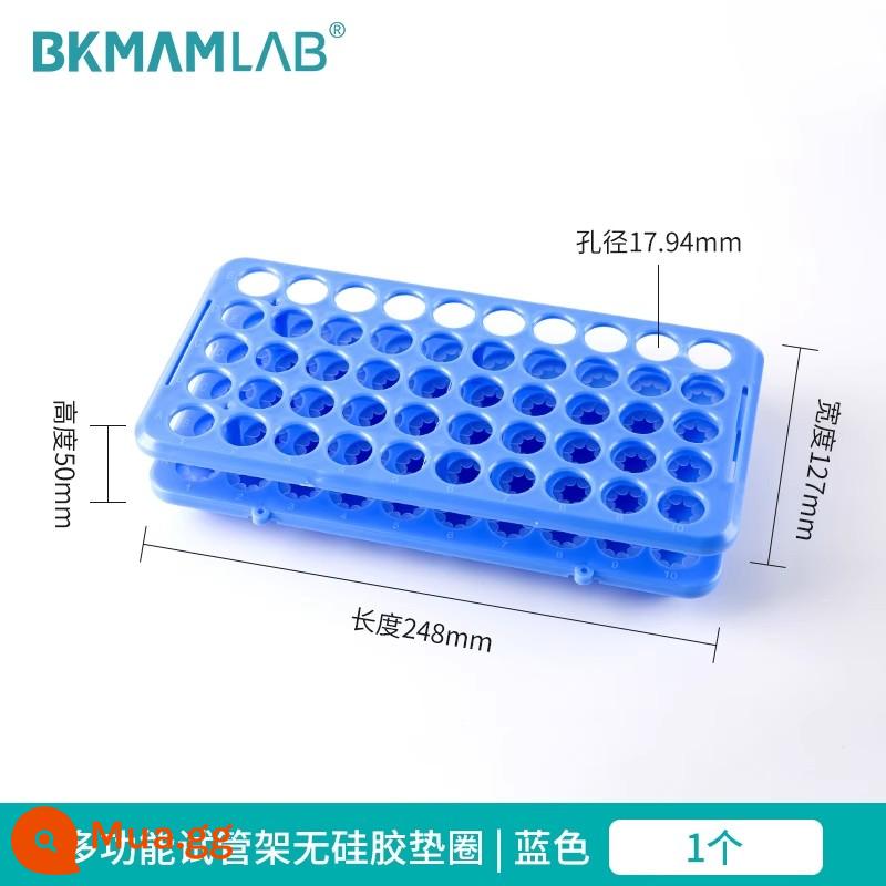 Giá ống ly tâm hai mặt sinh học Beekman Giá ống ep Giá ống PCR Giá ống hai bảng đa chức năng Giá ống nghiệm phòng thí nghiệm bằng nhựa 60 lỗ 96 lỗ 0.5ml 1.5ml 2ml - Giá đỡ ống đa năng màu xanh (không có gioăng)