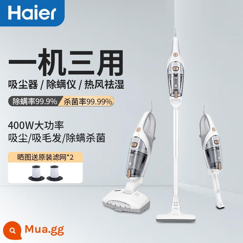 Máy tiệt trùng Haier Mite Remover Home Bed Máy hút bụi ba trong một để loại bỏ ve và ve lông mèo và hút bụi tất cả - Haoyuebai [Đăng ảnh và nhận hai bộ lọc]