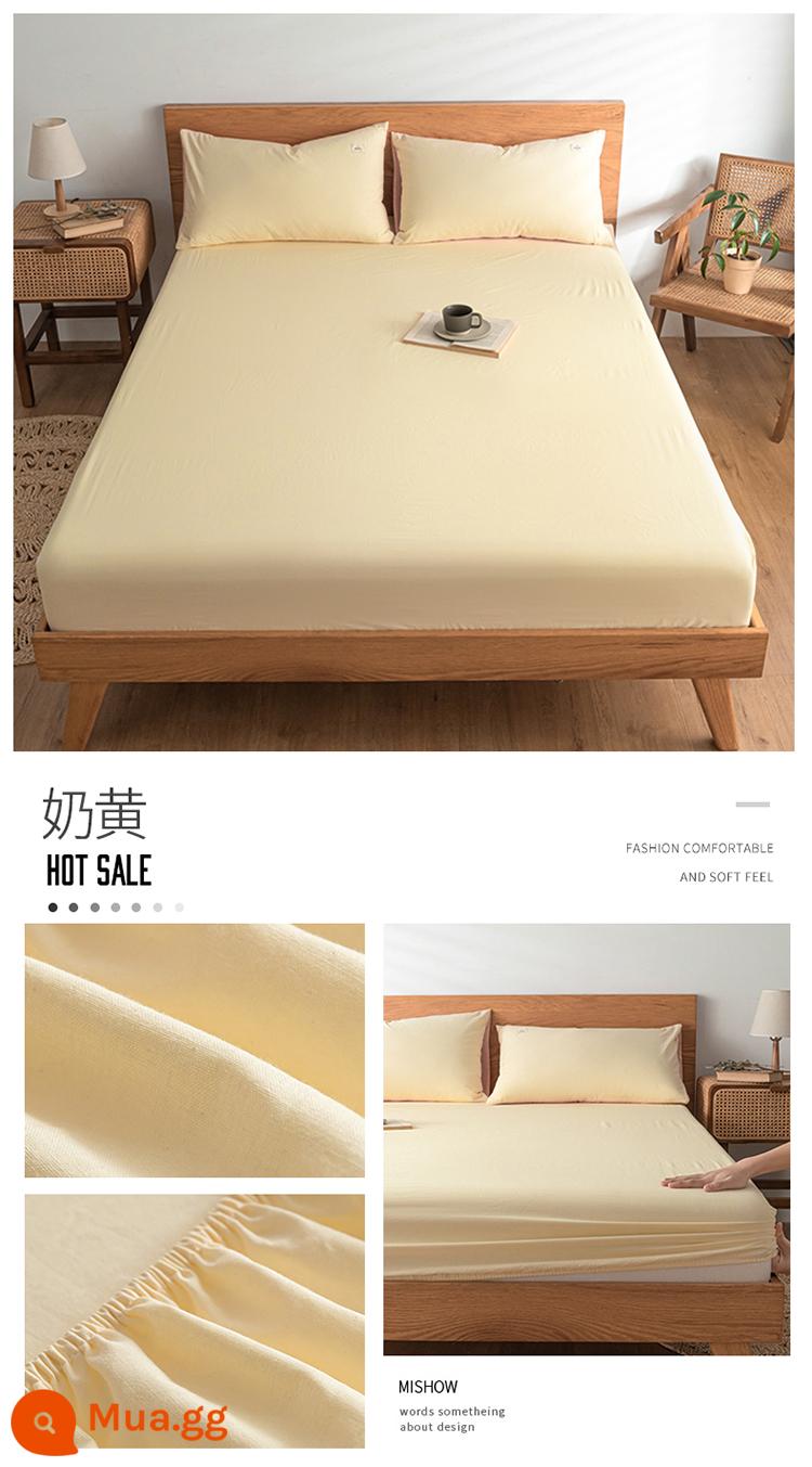 Jieliya Xinjiang Cotton Bed Bed Single -Belling Bed Bed Cover Cotton Cotton Tablet Bed Bed Bedding Bed Cover Bụi che phủ bụi - Mãng cầu [bông Tân Cương chải kỹ, quy trình rửa sạch]