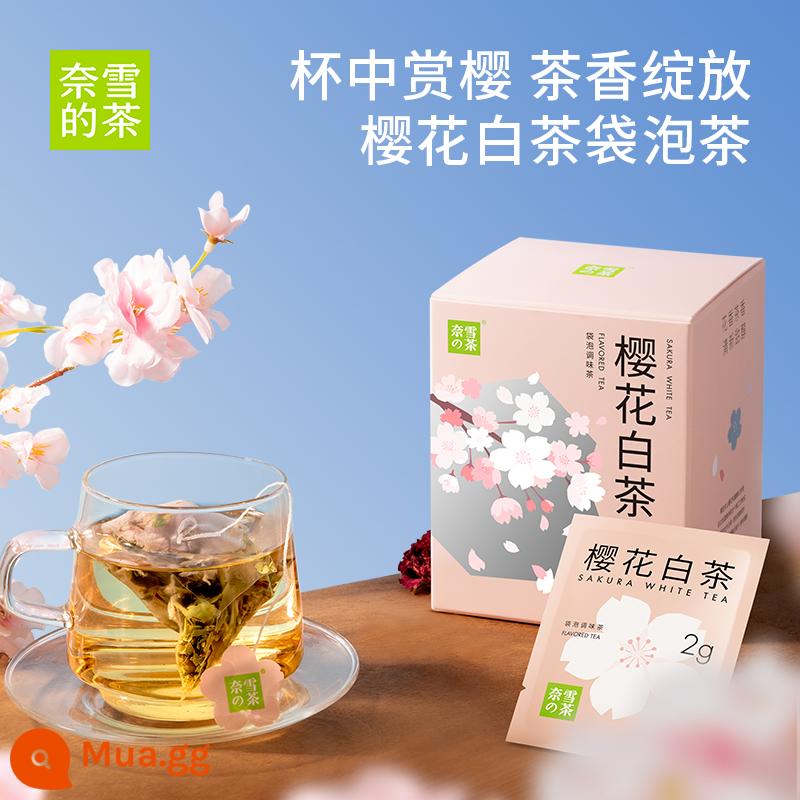 [Mua hàng trong thành viên] Trà của Nayuki Trà ô long mận xanh Sophora hoa nhài hoa anh đào Trà trắng trà thơm túi trà - Trà trắng Sakura [7 túi/hộp]