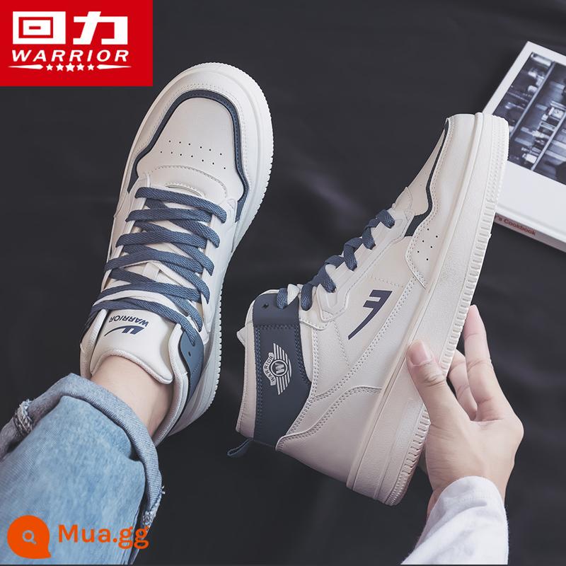 Giày Nam Kéo Lại Hai Giày Cotton Nam Mùa Đông Plus Nhung 2023 Mới Làm Dày Ấm Áp-Top Giày Thể Thao Thường Ngày Giày Sneaker - Gạo/xanh (kiểu thông thường)