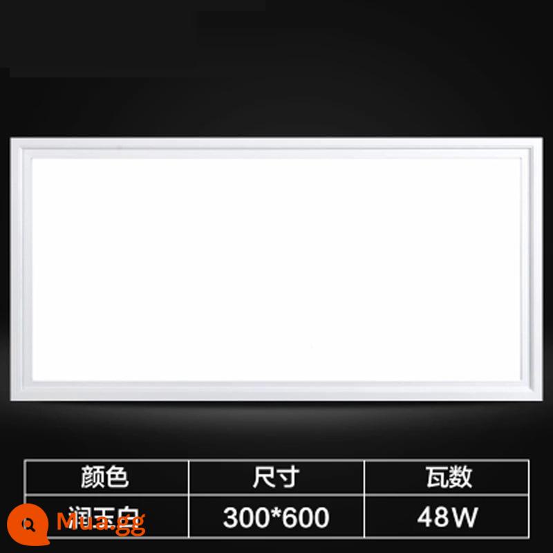 Đèn LED âm trần tích hợp đèn nhà bếp bột phòng tấm nhôm nhúng 300 * 300 * 600 đèn phẳng - Runyubai 300×600 48W