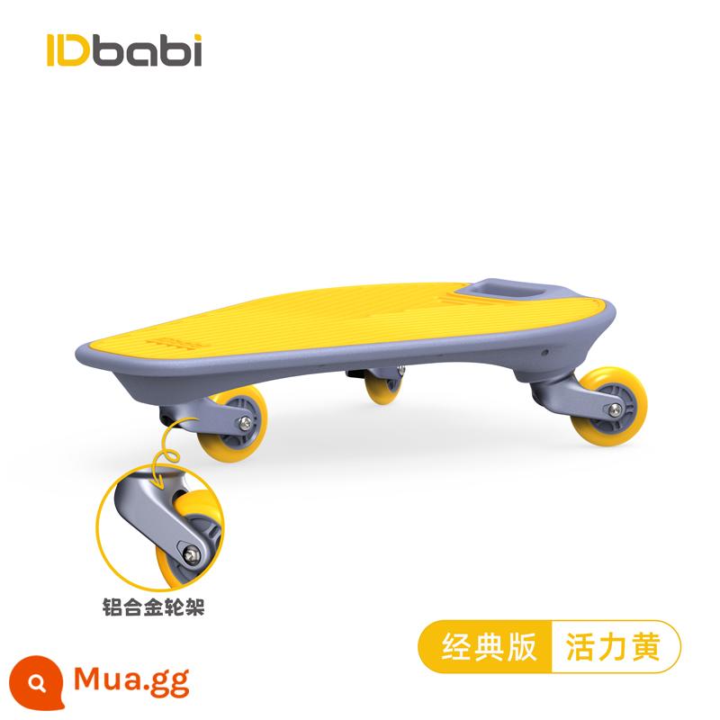 Idbabi Trẻ nhỏ Skateboard Người mới bắt đầu - Vàng Cổ Điển - Vàng Rực Rỡ