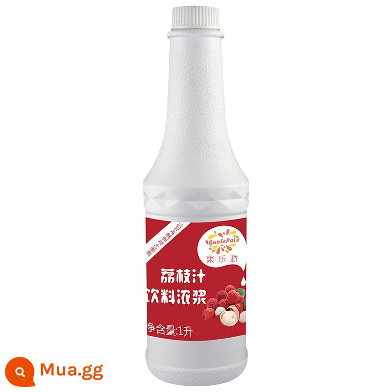 Bột đặc uống sữa chua đa năng Guolepai 1000ml có thể pha chế cho nhiều loại đồ uống đặc biệt đồ uống ngon - hương vải thiều