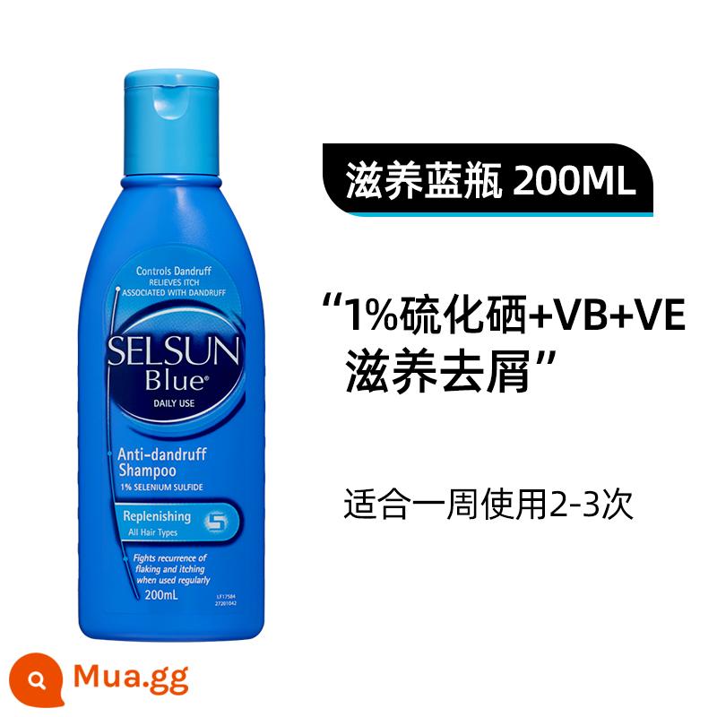 [Chính thức bán trực tiếp] Dầu gội selsun trị gàu kiểm soát dầu ngứa gàu Úc chính hãng nhập khẩu - Chai màu xanh 200ml -- nuôi dưỡng và trị gàu