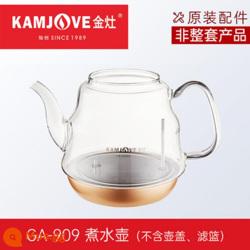 Jinzao GA-909 ban đầu cao phụ kiện nồi thủy tinh borosilicate 909 ấm pha trà phụ kiện thủy tinh không hoàn chỉnh bộ - Thân ấm Jinzao GA-909 (không bao gồm nắp)