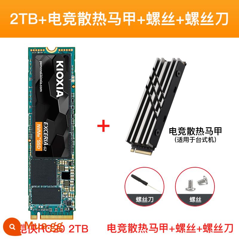 Kai Xia RC20 ổ cứng thể rắn 1t m.2 thể rắn nvme pcie ssd máy tính để bàn máy tính xách tay trạng thái rắn m2 - Cấu hình chuẩn RC20-2T + áo tản nhiệt chơi game [thích hợp cho máy tính để bàn]