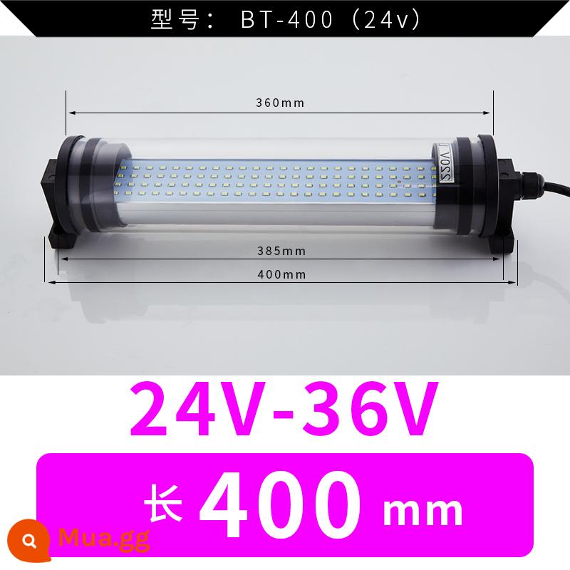 Đèn Led Máy Công Cụ Đèn Làm Việc Máy Tiện CNC Đèn Tiết Kiệm Năng Lượng Dạng Ống Đèn Huỳnh Quang 24 Đèn Chiếu Sáng Chống Dầu Chống Thấm Nước 220V - dài 400mm 24V