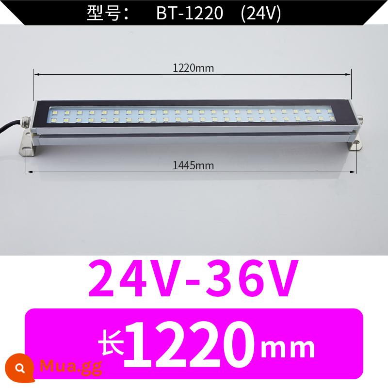 Đèn LED Máy Công Cụ Đèn Làm Việc CNC Máy Tiện CNC Chống Cháy Nổ Đèn Vuông Đèn Tiết Kiệm Năng Lượng 220V Đèn Chiếu Sáng Dầu Chống Thấm Nước 24 - 1220mm24V