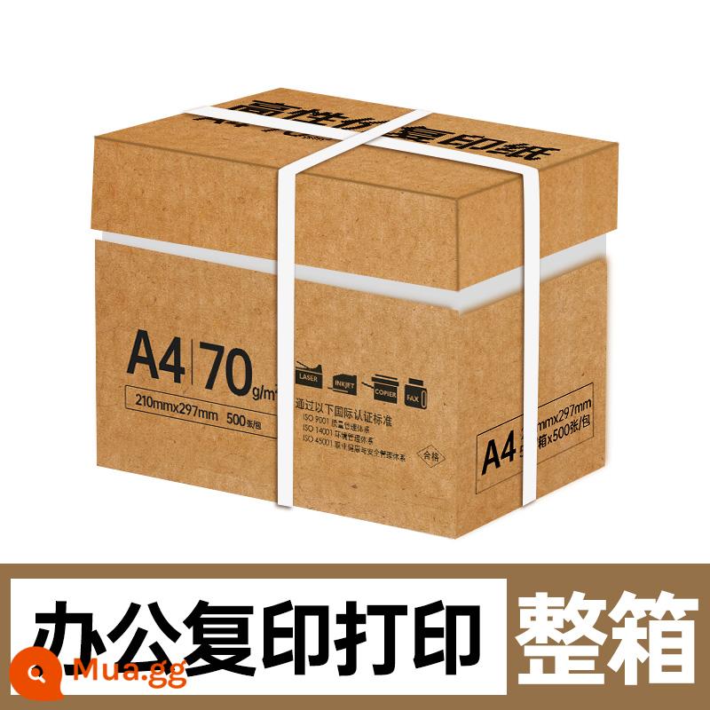 Giấy photocopy Senbo A4 Châu Á-Thái Bình Dương Giấy photocopy Yavinsong 70g giấy nháp dành cho học sinh, giấy học tập một gói 500 tờ FCL ​​5 gói 2500 tờ - Model nâng cấp A4-70g I 1 hộp 5 gói = 2500 tờ