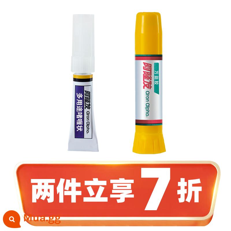 Keo nhập khẩu Nhật Bản mạnh đa năng độ nhớt cao nhựa dính kim loại gỗ gốm đá thép không gỉ thủy tinh sắt đặc biệt keo hàn khô nhanh chịu nhiệt độ cao chắc chắn đa năng 502 chính hãng - AC-101&AC-109 được mua cùng nhau