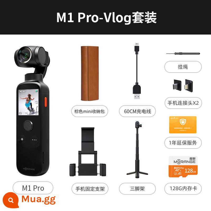 Camera PTZ bóng cam vlog camera thông minh ổn định chống rung cầm tay camera thú cưng du lịch quay video HD - M1pro Huyền Kinh Đen-Bộ đồ vlogger chuyên nghiệp