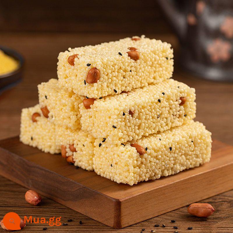 Các loại hạt, kê khoai tây chiên, đồ ăn nhẹ, gạo Kẹo Krispies, gạo đen, gạo Krispies, đồ ăn nhẹ cho trẻ em, khoai tây chiên giòn nhiều hạt, đồ ăn nhẹ giúp giảm cảm giác thèm ăn - Hạt kê giòn 10g*5 gói