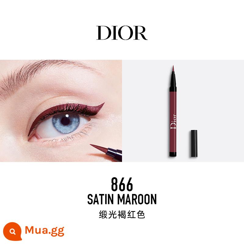 [Quà tặng năm mới] Bút kẻ mắt dạng lỏng Dior Stunning Show Trang điểm hoàn màu mượt mà không thấm nước - 866 satin màu hạt dẻ