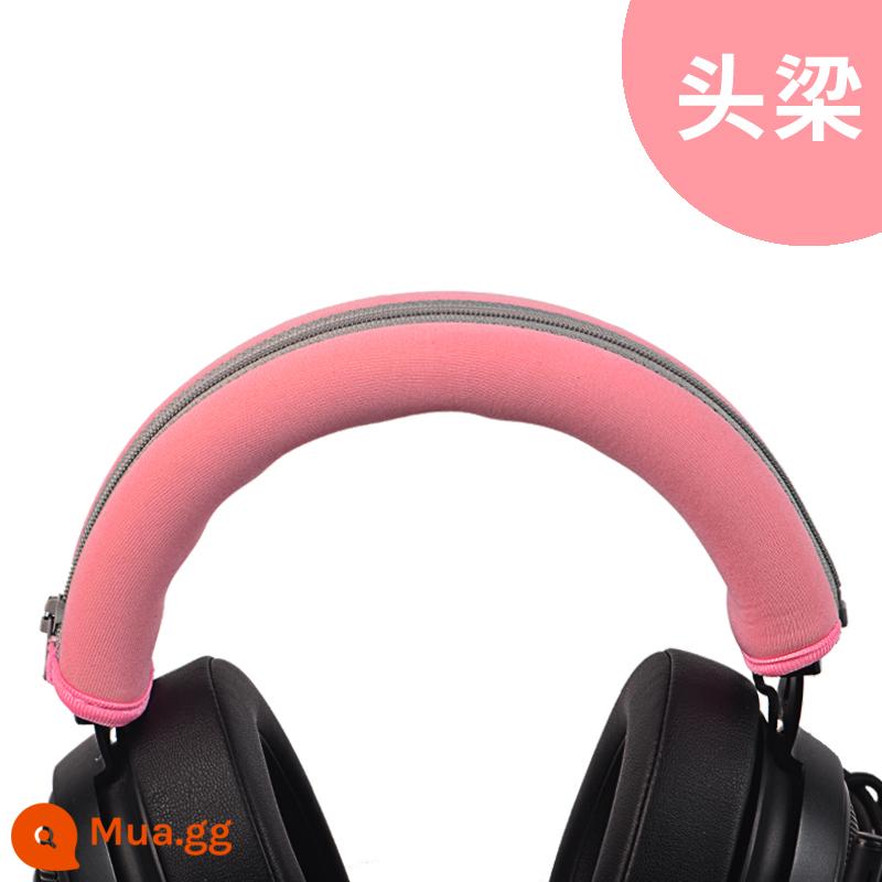 Thích hợp cho Razer Vỏ tai nghe Razer North Sea Monster Vỏ tai nghe V2 Vỏ tai nghe V2pro Phiên bản chuyên nghiệp Vỏ tai nghe V3pro Vỏ tai nghe V3X Earmuff V3X Thay thế vỏ chùm đầu trò chơi không dây gắn trên đầu - Vỏ bảo vệ băng đô màu hồng