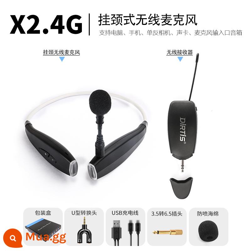 micro radio không dây dirtyis lavalier uhf ghi âm điện thoại di động Douyin phát sóng trực tiếp bài hát k con ong nhỏ đeo tai nghe loa hướng dẫn viên du lịch giáo viên thuyết trình Micrô khử tiếng ồn HD chuyên dụng chuyên nghiệp - Micro đeo cổ không dây #OneToOne# chuyên dụng cho giảng dạy thể thao