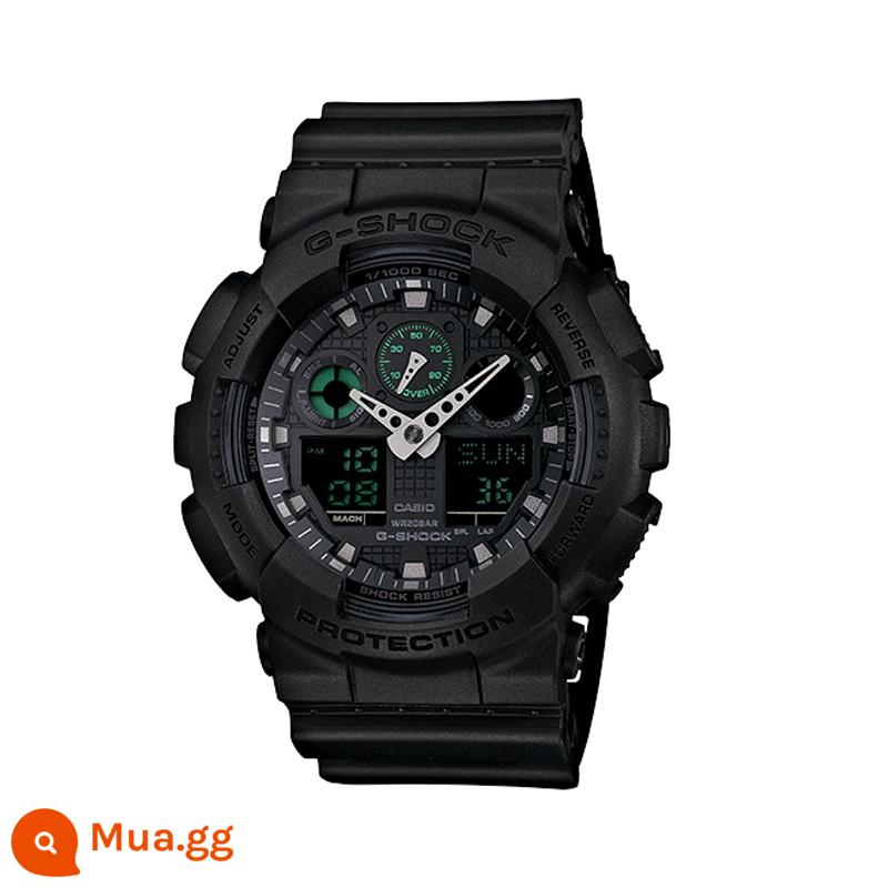 Chuyên gia phá bom CASIO đồng hồ nam g-shock Huazi cùng đồng hồ thể thao ngụy trang GA-100CF-1A9 - GA-100MB-1A