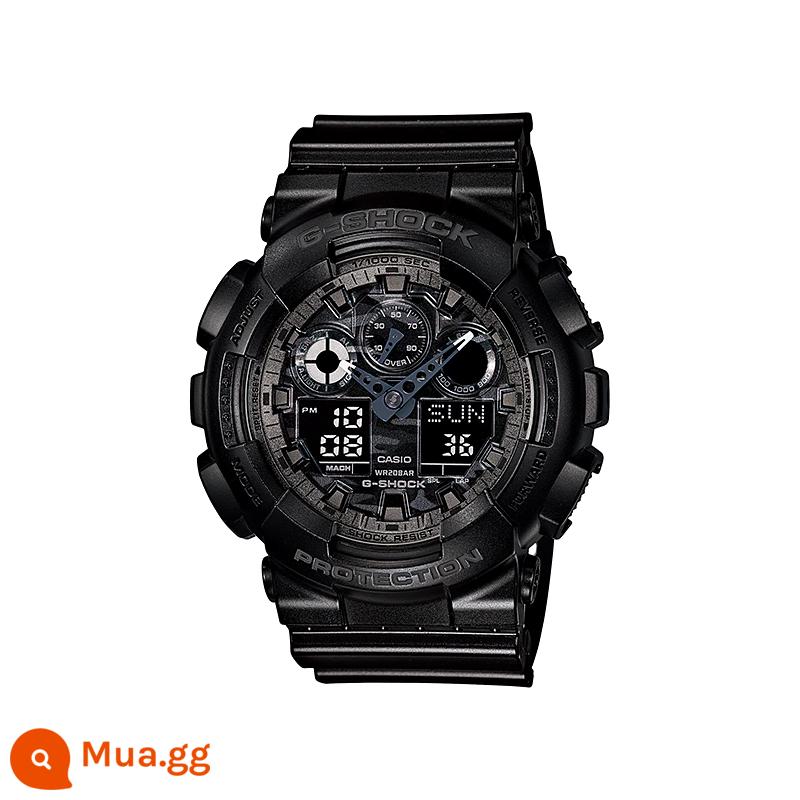 Chuyên gia phá bom CASIO đồng hồ nam g-shock Huazi cùng đồng hồ thể thao ngụy trang GA-100CF-1A9 - GA-100CF-1A