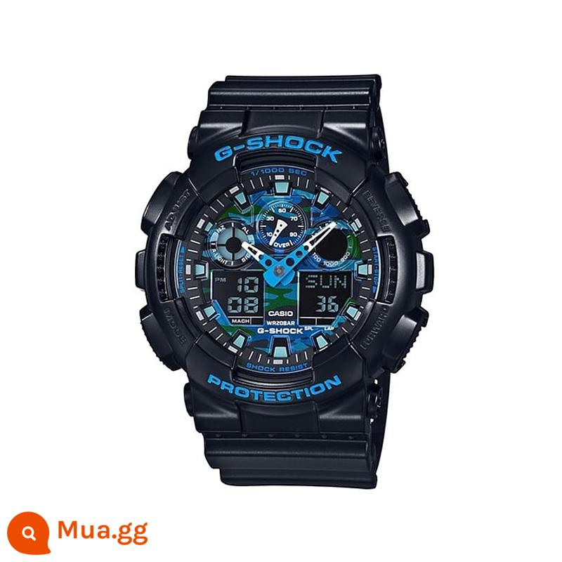 Chuyên gia phá bom CASIO đồng hồ nam g-shock Huazi cùng đồng hồ thể thao ngụy trang GA-100CF-1A9 - GA-100CB-1A