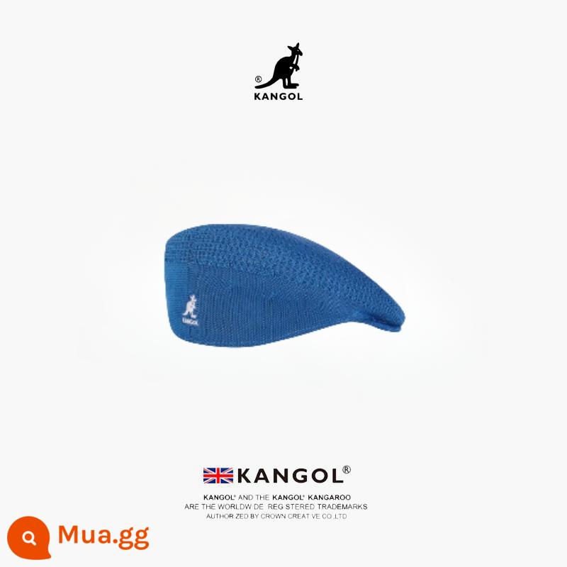 [Chính hãng chính thức] Mũ nồi kangaroo KANGOL Tropic 504 xu hướng thu đông nam nữ cùng kiểu mũ len - Hồ Xanh [Lưới] Tóc Thẳng Điểm