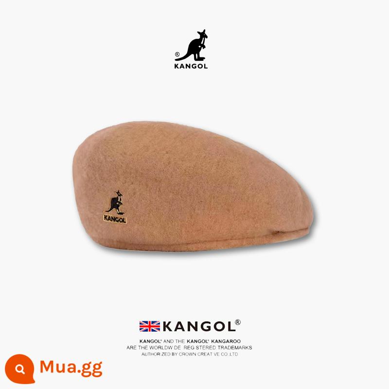 [Chính hãng chính thức] Mũ nồi kangaroo KANGOL Tropic 504 xu hướng thu đông nam nữ cùng kiểu mũ len - Khaki Black Label [Len] Giao hàng tận nơi