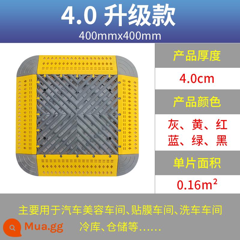 Nhà rửa xe lưới tản nhiệt Đào miễn phí Máng Máng Người đẹp 4S Cửa hàng Tầng thoát nước rò rỉ - Phiên bản nâng cấp 4.0