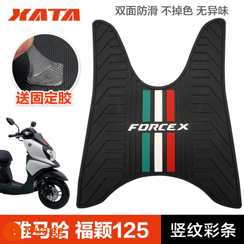 Yamaha Saiying GT Fuxi Patrol Eagle Asahi Eagle Fuying Qiaoge i125 miếng đệm chân sửa đổi phụ kiện miếng đệm chân xe tay ga - Fuying 125—đỏ, trắng và xanh lục