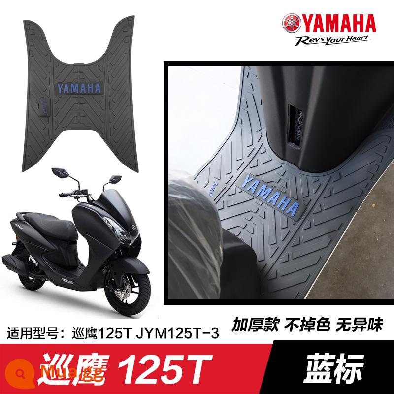 Yamaha Saiying GT Fuxi Patrol Eagle Asahi Eagle Fuying Qiaoge i125 miếng đệm chân sửa đổi phụ kiện miếng đệm chân xe tay ga - Đại Bàng Tuần Tra 125—Nhãn Xanh