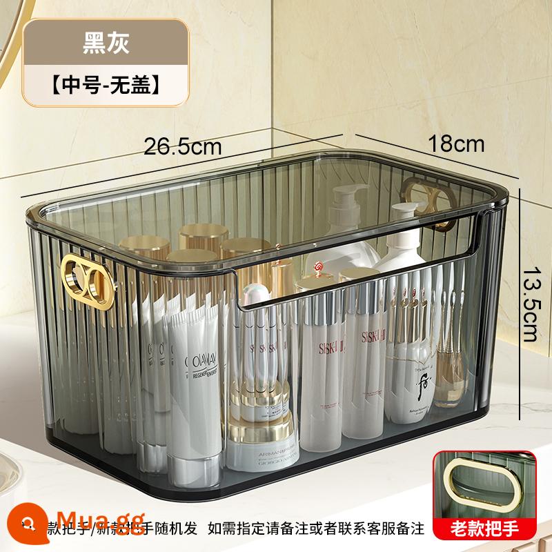 Hộp lưu trữ mỹ phẩm để bàn Tianshu Bàn trang điểm acrylic Mặt nạ Sản phẩm chăm sóc da Bàn cà phê linh tinh Giỏ đựng đồ ăn nhẹ - Kích thước trung bình trong suốt [không có nắp]