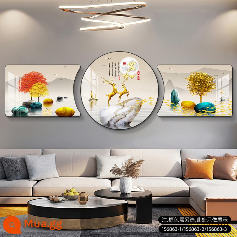 Sofa Nền Tranh Treo Tường Có Nghĩa Là Tốt Hiện Đại Đơn Giản Nhẹ Sang Trọng Triptych Mới Cao Cấp Khí Quyển Phòng Khách Tranh Trang Trí - hòa bình mang lại tiền