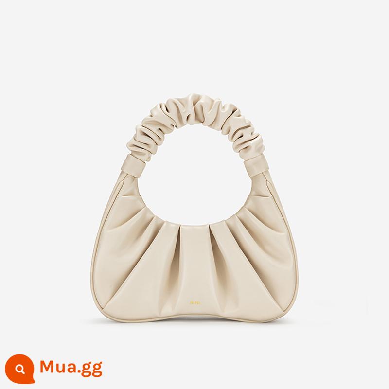 JW PEI cloud bag GABBI niche design bag túi sát nách new bag bag bag túi gấp nữ 2T03 - Mẫu cừu trắng nhạt [kiểu dáng giống như tiên nữ]