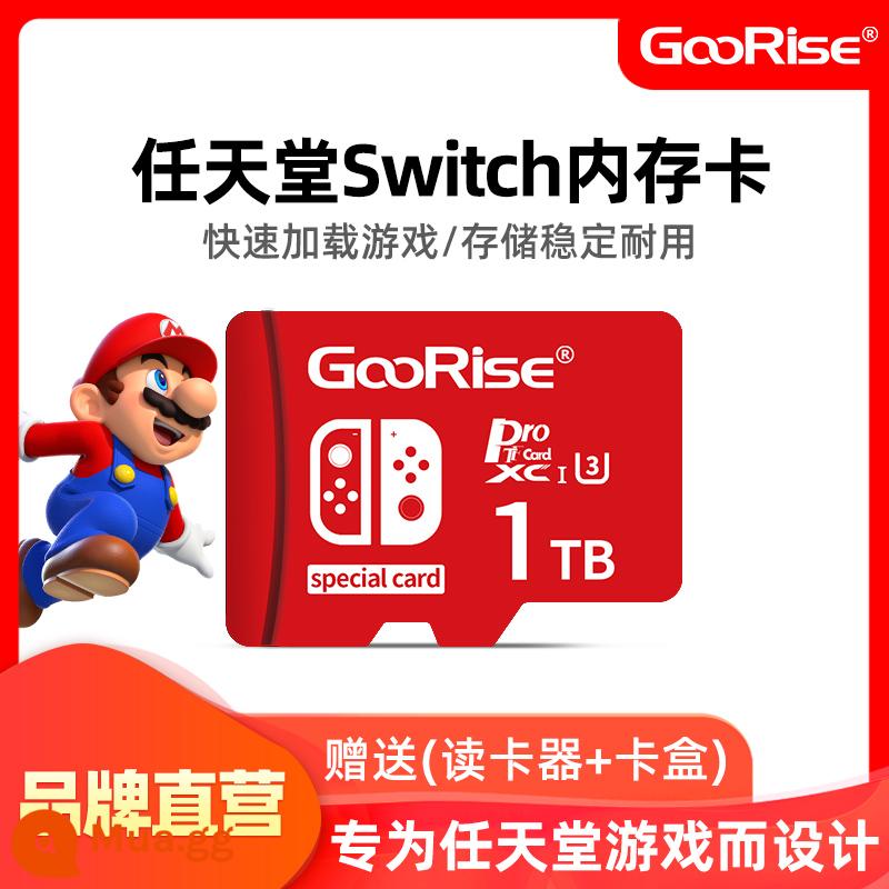 [Bán hàng trực tiếp chính thức] Thẻ Nintendo switchsd 512g thẻ nhớ máy chơi game 3ds tốc độ cao Thẻ nhớ chuyên dụng NS Host thẻ nhớ mở rộng cầm tay lite thẻ nhớ mở rộng thẻ nhớ mở rộng thẻ TF - Thẻ nhớ Nintendo switch [①TB] (kèm đầu đọc thẻ + hộp đựng thẻ)