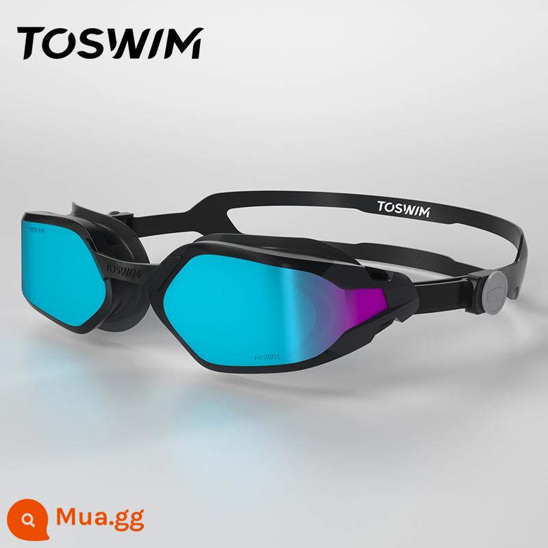 TOSWIM Tuosheng kính bơi khung lớn nam cận thị chống nước chống sương mù độ nét cao kính bơi nữ thiết bị bơi lặn - Bóng tối [Khung lớn mới] Ánh sáng phẳng/Cận thị Tùy chọn-