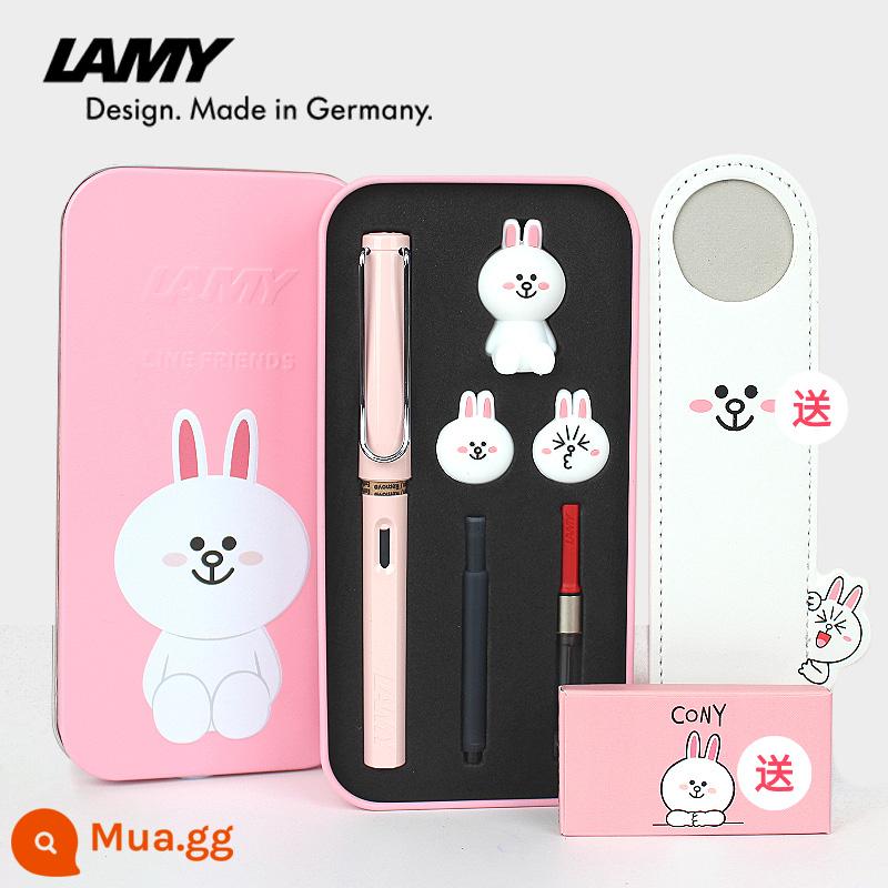 Ngày lễ tình nhân Năm mới Kỷ Mão Lamy Lễ hội mùa xuân món quà sinh nhật cô giáo dành cho bạn gái tặng bạn gái sáng tạo và thiết thực - Bột Coni Rabbit-Macaron [Hộp Sắt Tinh Tế]