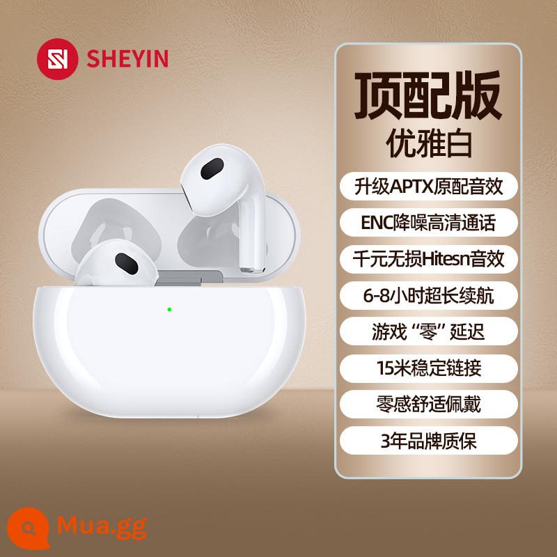 Tai nghe Bluetooth chính hãng thế hệ thứ 4 âm thanh sang trọng phù hợp với Apple 13 Huawei p50p40 vinh quang 50se60 true wireless nữ mẫu nam 2022 kiểu thể thao bán trong tai mới - [Mo Yunbai] Thế hệ thứ 4 chính thức đầy đủ tính năng ★ Trải nghiệm thông minh Nghìn nhân dân tệ ★ Cuộc gọi giảm tiếng ồn