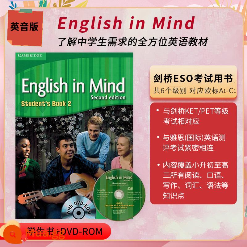 Giáo trình giảng dạy tiếng Anh gốc bản gốc Cambridge University Press nhập khẩu English English in mind star - Sách học sinh cấp 2