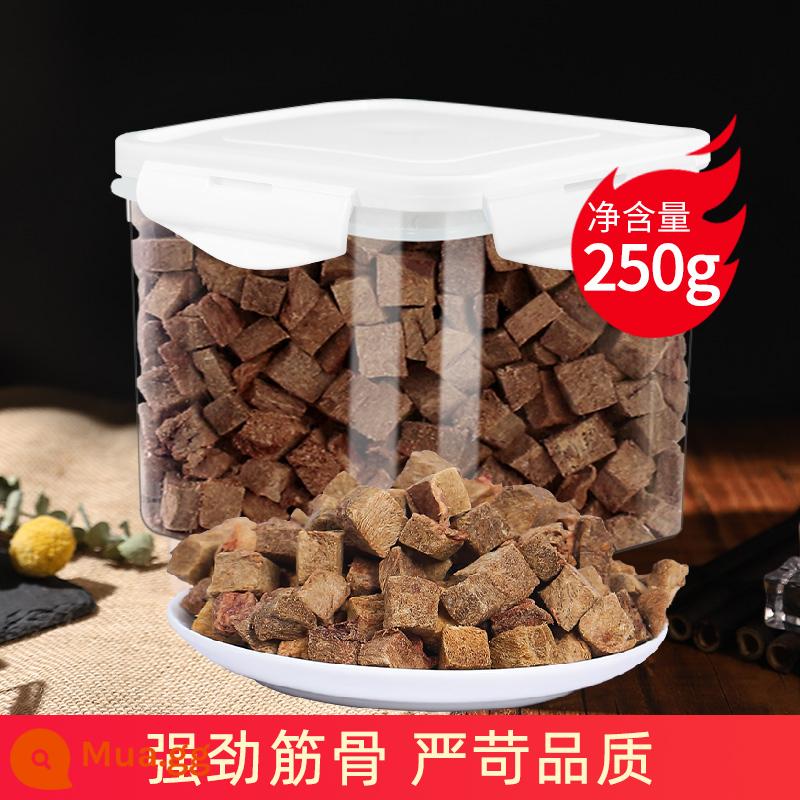 Thịt ức gà đông khô 500g đồ ăn nhẹ cho mèo dinh dưỡng vỗ béo lông mang gà cưng thức ăn khô cho mèo thành xô gia đình mèo con - [Cơ bắp chắc khỏe] Tặng kèm thịt bò nguyên khối 400g/thùng (Ưu tiên thu mua)