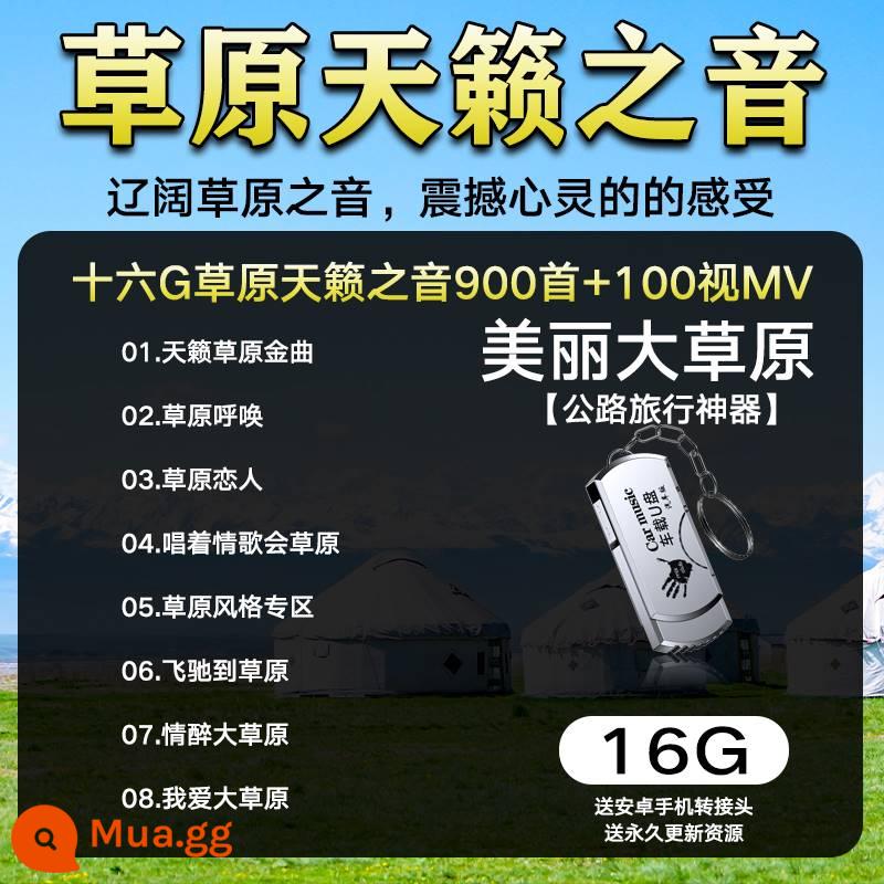 Đồng Cỏ Bài Hát Đĩa U Âm Thanh Của Thiên Nhiên Âm Thanh Loa Cổ Điển Đồng Cỏ Bài Hát Âm Thanh MP3 Xe Ô Tô USB - ①⑥G[Bài hát thiên nhiên đồng cỏ] 900 bài hát + 100 MV video
