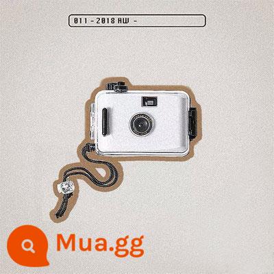 Phim máy ảnh đánh lừa ins phim cổ điển dùng một lần không phải Polaroid lưới màu đỏ máy ảnh sinh viên máy ảnh nhỏ - Đen và trắng