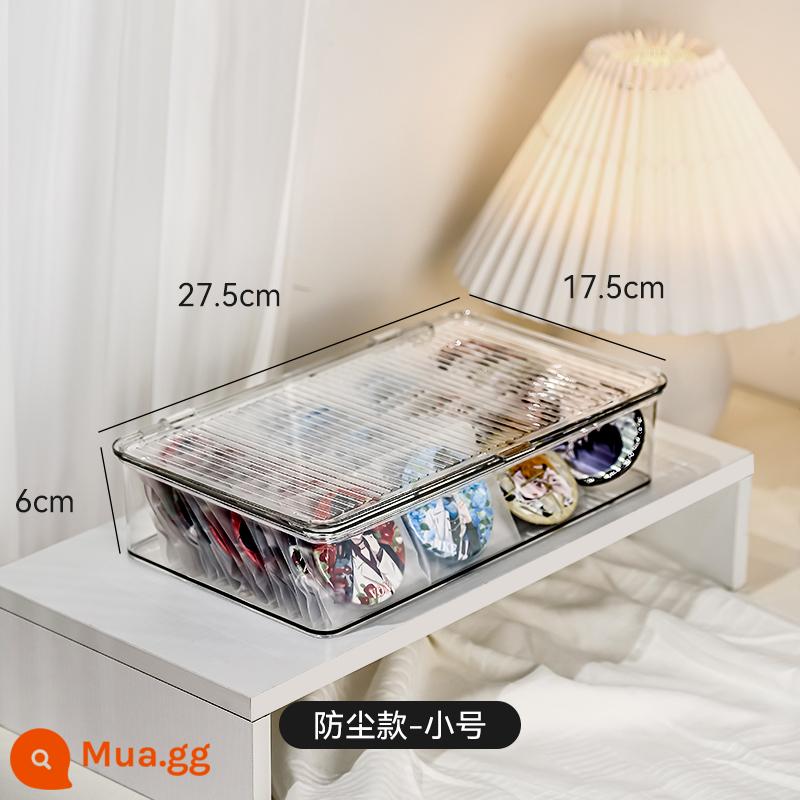 Baji hộp lưu trữ acrylic trong suốt tay tài khoản huy hiệu trâm hoàn thiện đỡ hoạt hình kê giá - Chống bụi kích thước nhỏ