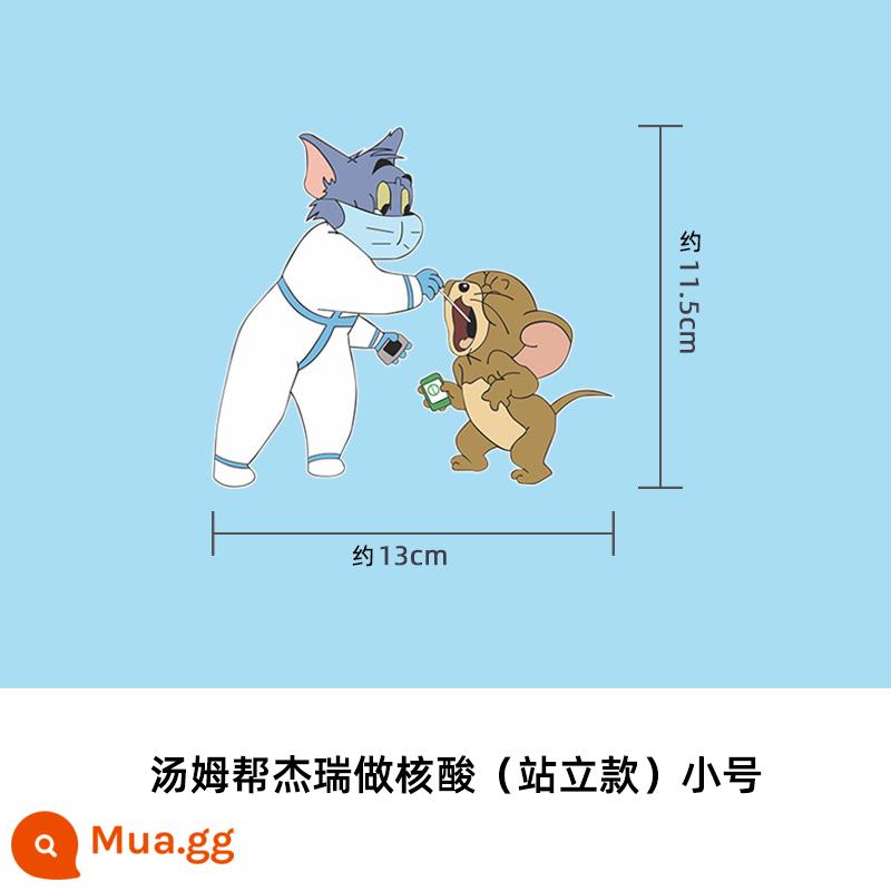 Thanh dán ô tô mèo và chuột đã làm cho axit nucleic hoạt hình hoạt hình anime - Tom giúp Jerry làm kèn axit nucleic (kiểu đứng)