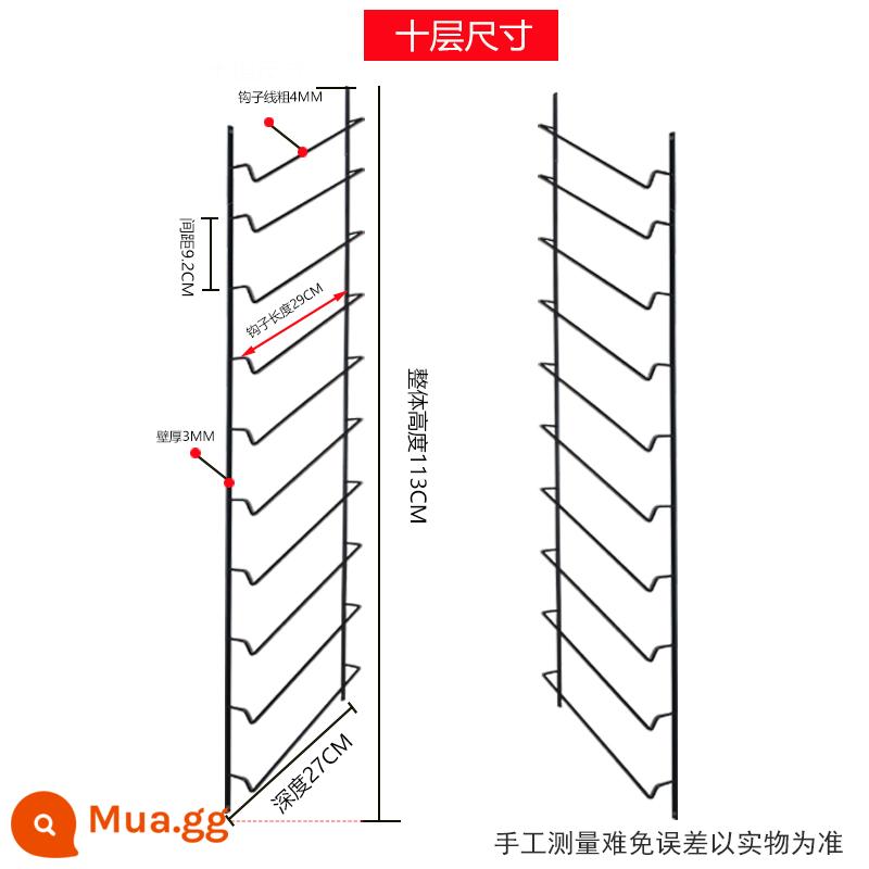 Bảng màu giá đỡ màn hình mẫu mẫu khối phần cứng tổng thể cửa tủ bảng điều khiển tấm đệm nhôm tủ quần áo tủ trưng bày mẫu thẻ màu cửa tủ mẫu - Giá bộ kệ bảng màu đen trái phải 10 tầng