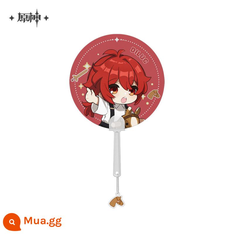 [Yuanshin Official/Đổi điểm thành viên] Giấc mơ thiếu nhi Qizhen Series Uchiwa Fan Genshin - pha loãng