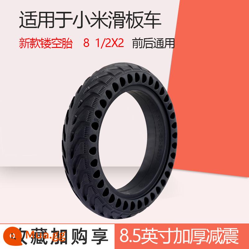 Bộ sưu tập phụ kiện xe trượt ván điện Xiaomi thích hợp cho xe tay ga 1s chắn bùn sau xe phẳng sửa đổi pin chuyên nghiệp - Lốp tổ ong mới của xe tay ga Xiaomi đi kèm xà beng