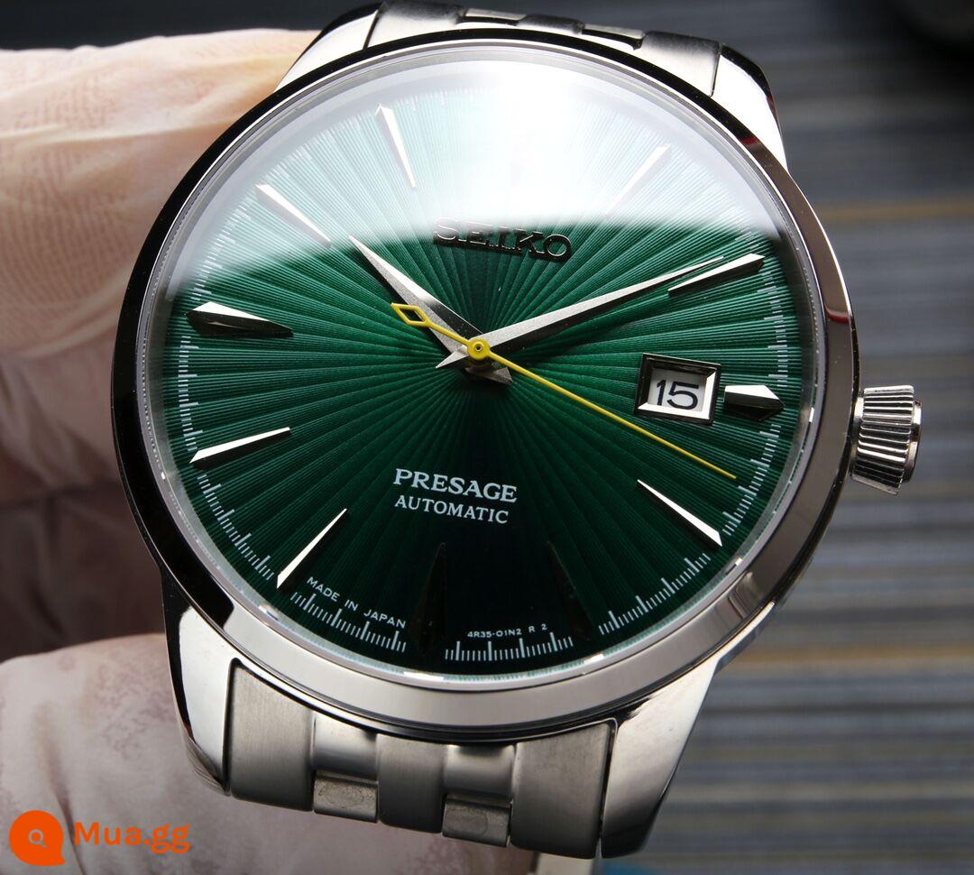 Đồng hồ Seiko nam Zhao Youting cùng phi công cocktail cảm hứng đồng hồ nam cơ khí tự động chống thấm nước SRPB41J1 - Bên xanh