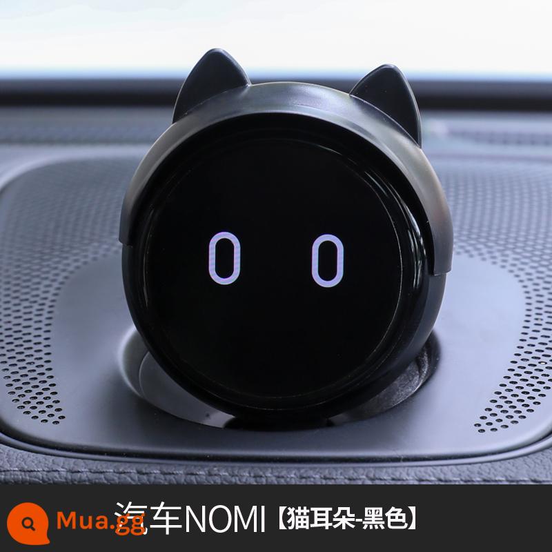 Mũ robot Weilai NOMI mũ cứng ES6ET7 sửa đổi vật liệu trang trí Ông Bao Bobo lên hàng không vũ trụ - NOMI [tai mèo] màu đen